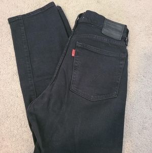 Levi's Wedgie Straight Jeans Black
